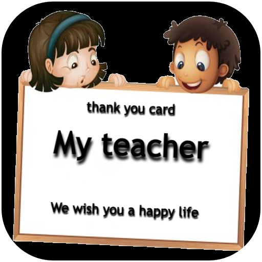 Thank you card for teacher Laai af op Windows