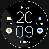 MNML Thin: Watch face icon