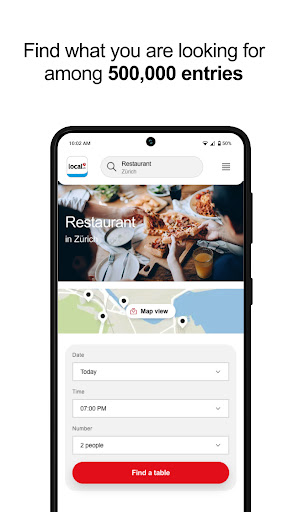 local.ch: booking platform Screen 3