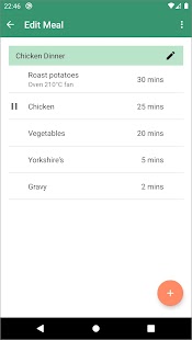 Cooking Timer: scheduler Screenshot