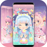 Cover Image of 下载 Cute Cartoon Live Wallpaper & Launcher Themes 1.1.9 APK
