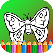 Butterlfy Coloring Pages Game for kids ?