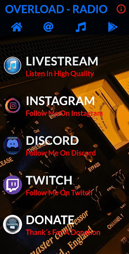 Android application OVERLOAD - RADIO screenshort