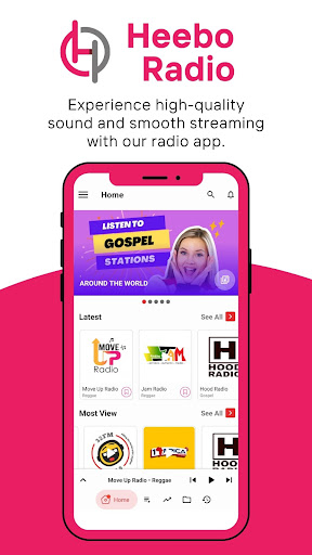 Android application Heebo Radio and Podcasts screenshort