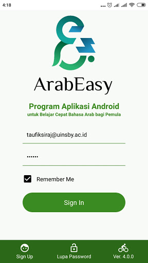 Android application ArabEasy - Belajar Cepat Bahas screenshort