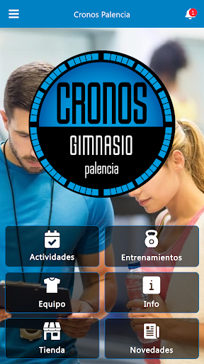 Android application Gimnasio Cronos screenshort