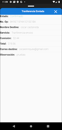 Android application Buke wallet screenshort
