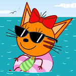Cover Image of Baixar Jogos de aventura no mar para crianças e gatos  APK