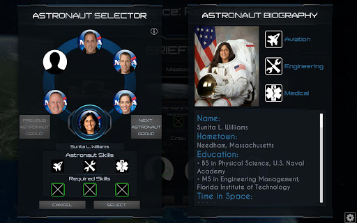Android application Rocket Science: Ride to Statio screenshort