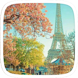 Pink Eiffel Tower Theme icon