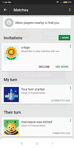 Clash of Pronunciations Screen 2