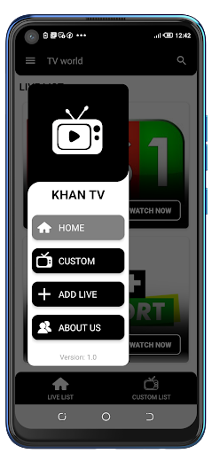 Android application Sen tnt - tv au Sénégal screenshort