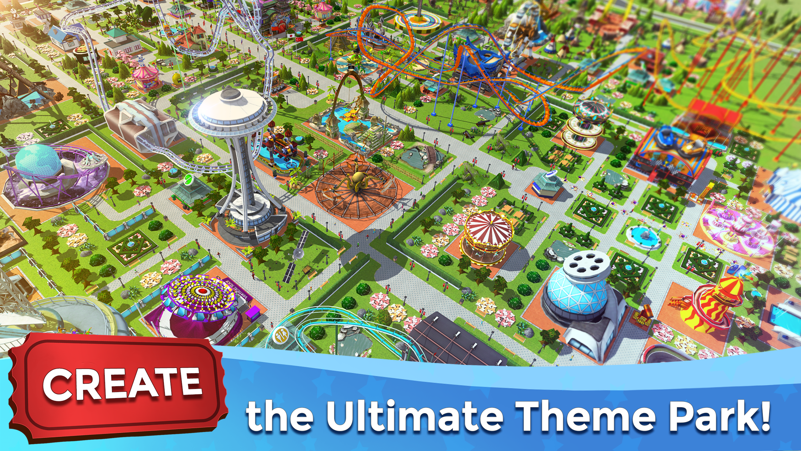 Android application RollerCoaster Tycoon Touch screenshort