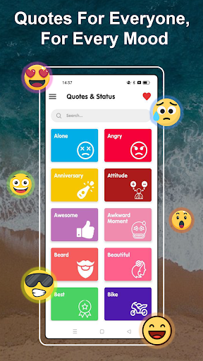Android application Motivational Quotes and Status screenshort