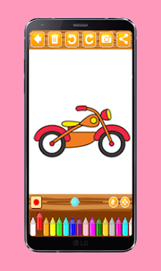 Vehicle Coloring Book and Drawing Book - For Kidsのおすすめ画像3