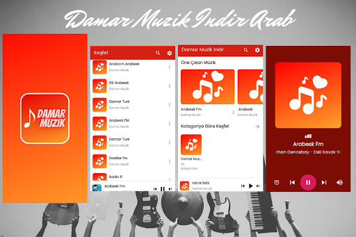 Android application Damar Muzik Indir Arab screenshort