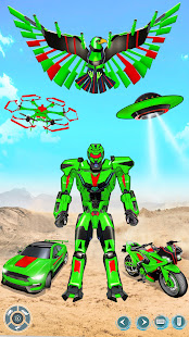 Flying Hawk Robot Car Game 2.1.4 screenshots 13