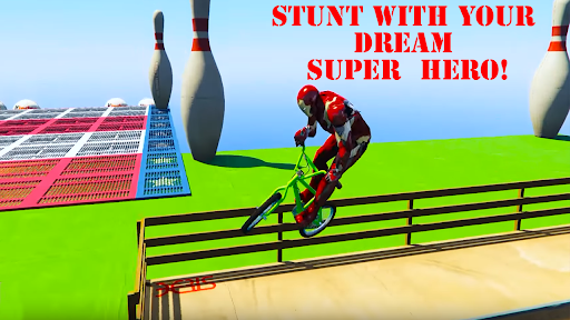 Superheroes Bmx Racing Game