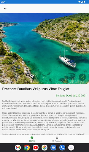 Zeymur Blog Template Xamarin