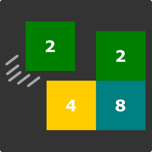 Throw and Merge - 2048 Blocks logo