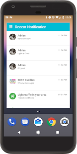 Recent Notification Screenshot