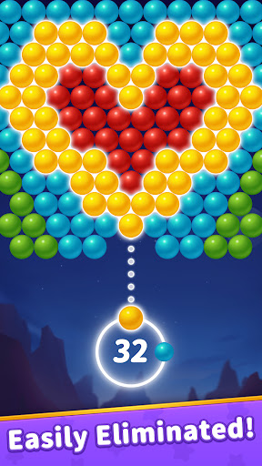 Android application Bubble Shooter Merge Legends screenshort