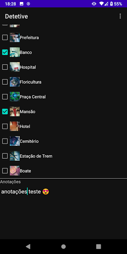 Detetive Anotações Screen 3