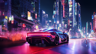 Futuristic Car Racing Games 3D - Screenshot 2