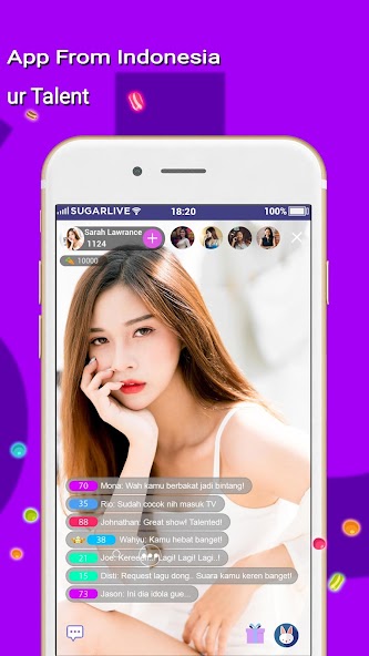 Sugarlive - Live Stream Indonesian Content 1.40.5 APK + Мод (Unlimited money) за Android