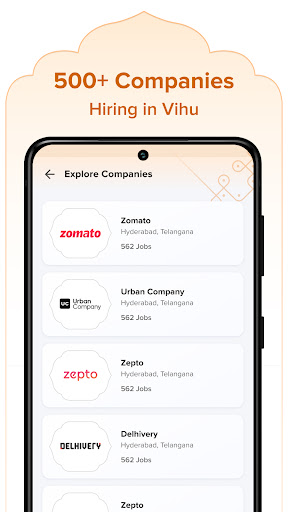 Vihu: Job Search App & Alerts Screen 3