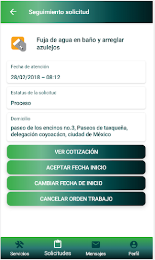 Casa Detalle Cliente Screen 3