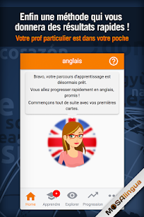 Apprendre l'Anglais rapidement - MosaLingua Screenshot