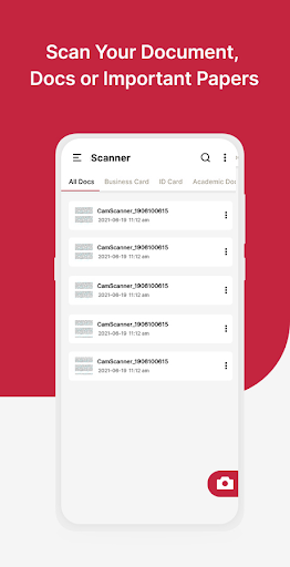 Scanner PDF Documents Screen 2