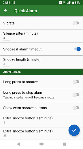 Snelle alarmwidget (Easy Pomodoro)