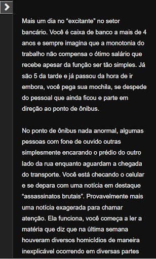Android application Livro Jogo screenshort