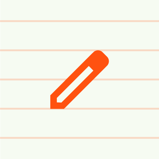 Caderno — Minimal notepad logo
