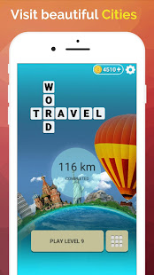 Word Travel:World Tour via Crossword Puzzle Game 3.74 Screenshots 2