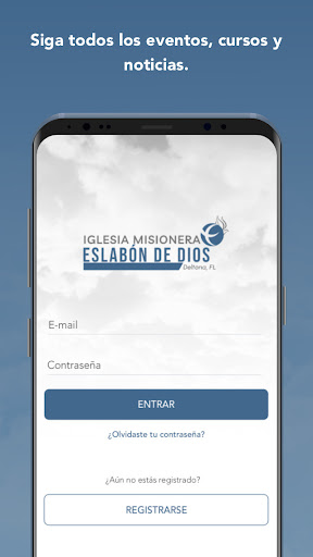 Android application Igl. Misionera Eslabon de Dios screenshort