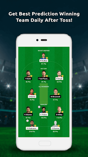 Fantasy Team 11 Prediction Pro Screen 3