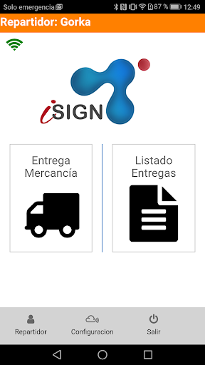Android application iATE-SIGN screenshort