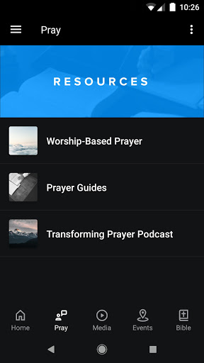 Screenshot of Strategic Renewal Prayer App