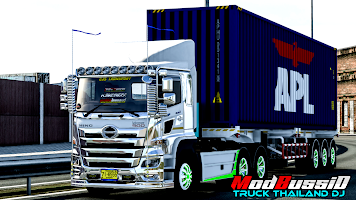 Mod Bussid Truck Thailand DJ APK Screenshot #1