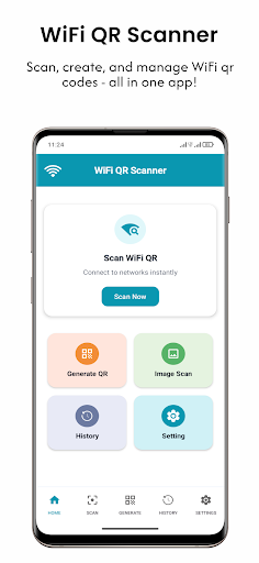 WiFi QR Code Scanner Screenshot 1 - AppWisp.com