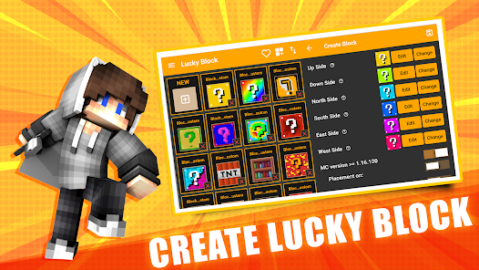 Lucky Block Addon (by Sprintermax), Addons for Minecraft PE - MCPE Box