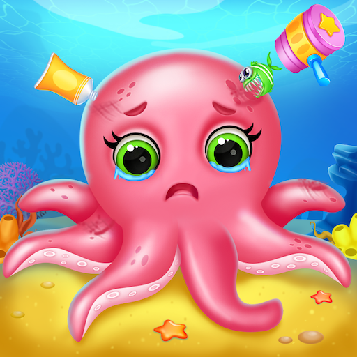 ocean animal care games logo
