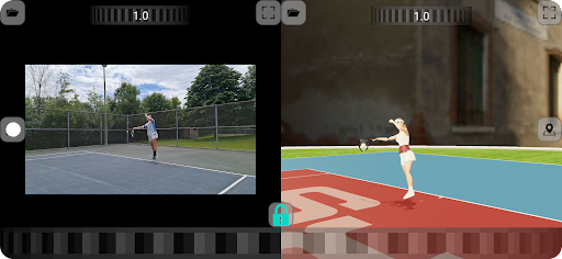 Android application TennisScope screenshort
