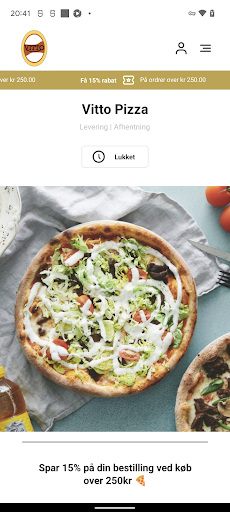 Android application Vitto Pizza screenshort