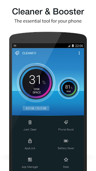 360 Cleaner -  Mempercepat dan sampah bersih 2.7.0 APK + Mod (Uang yang tidak terbatas / Pembelian gratis) untuk android