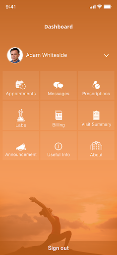 Android application AMG Patient Portal screenshort