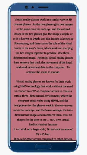 V R glasses Screen 2